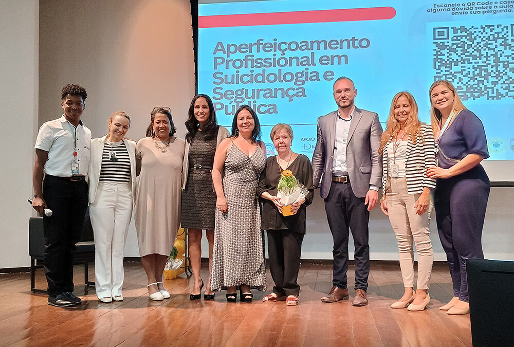 Curso sobre suicidologia e segurança pública reúne profissionais de saúde das forças de segurança do estado e município do Rio de Janeiro